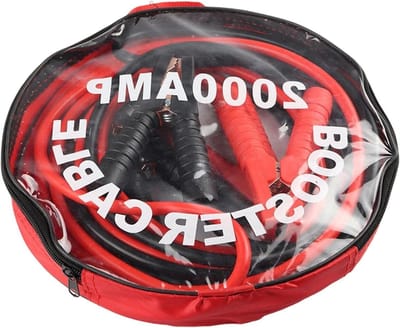 Accukabels - Startkabels - Voertuig starten - Antislip handgreep - 410 cm - Rood
