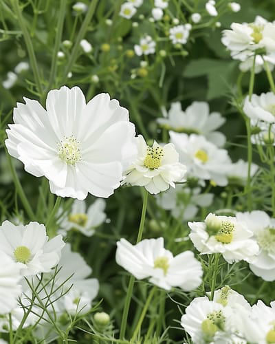 2 sets - Zomerbloemen Wit Mengsel Zaden Eenjarig Geurend Bloemenmengsel