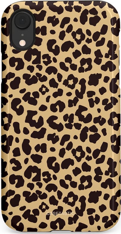 Casetastic Hoesje Geschikt voor Apple iPhone Xr - Stijlvolle Beschermende Duo-layer Case - Wild