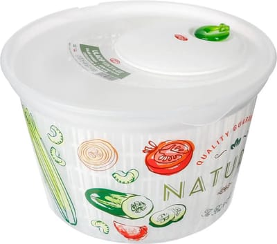 Slacentrifuge / slazwierder / sladroger kunststof 4 liter - Salade spinner