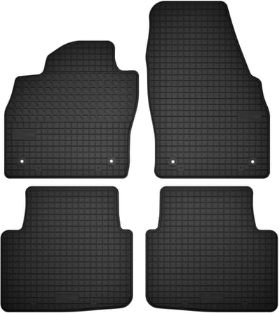 Wielganizator SolidTread Serie - Rubberen Autovloermatten - Skoda Scala Hatchback - Perfecte Pasvorm - Zwart