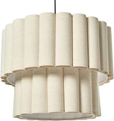 BELESSA - Hanglamp - Lichtbeige - Linnen