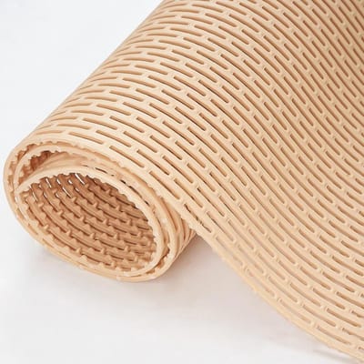 Drainage Vloermat - Antislipmat Douche - Veilig Lopen Nat - Sneldrogend PVC - 60x90 cm - Beige