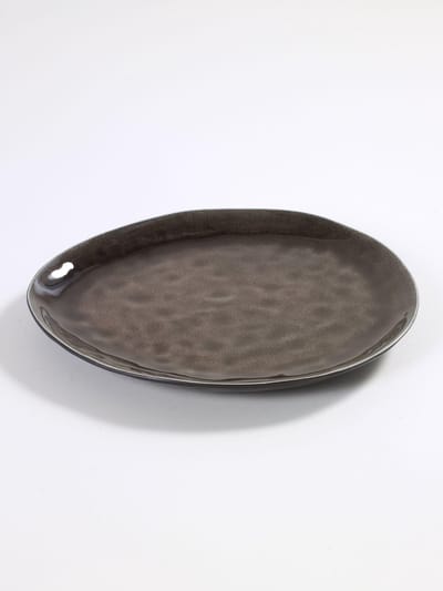 Serax Pure by Pascale Naessens Dinerbord - Ovaal Large - Bruin - 28x24