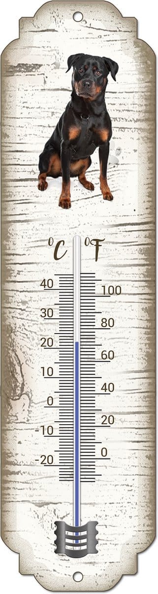 Thermometer: Rottweiler | Hondenras | Temperatuur binnen en buiten | -25 tot +45C