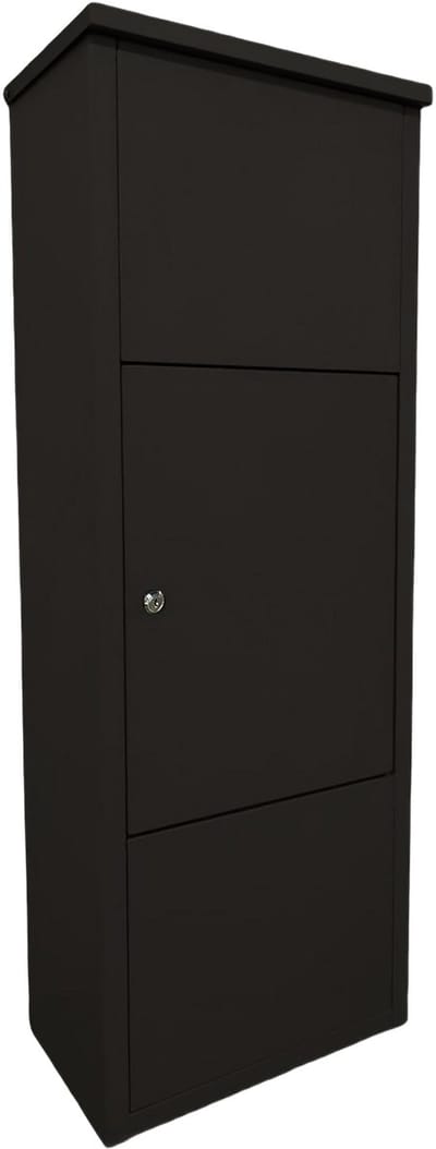 Pakketbrievenbus - 105x38x23 cm - staand - zwart