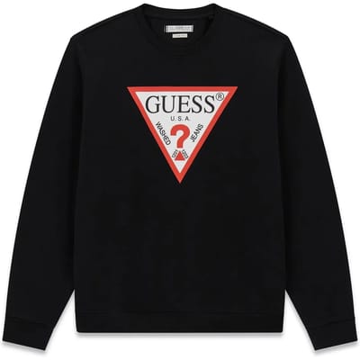 Sweatshirt Guess Red Triangle Fleece