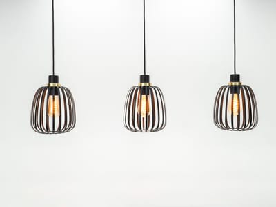 EGLO Pocicas Hanglamp - E27 - 106 cm - Zwart|Goud