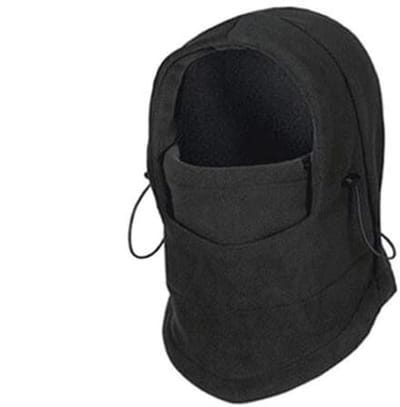 Dailygoods- Sportmasker met ventilatiesysteem - Bivakmuts - Nekwarmer - Winddicht - Neopreen/Fleece - Afmetingen 50 x 23 cm