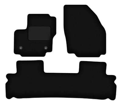 Zwarte veloursmatten voor: Ford Galaxy MK2 minivan (2012-2015)