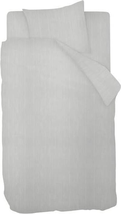 Snoozing Brigitte - Dekbedovertrek - Eenpersoons - 140x200/220 cm + 1 kussensloop 60x70 cm - Light grey