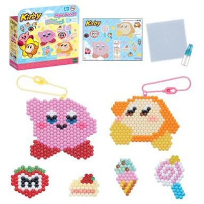 Aquabeads Kirby sleutelhangerset- 700 parels die met water plakken- knutselset