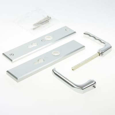 HOPPE Kruk/kruk schild, aluminium 113/2235/2234, PC 55, F1, DD=54mm (Prijs per paar)