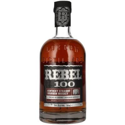 Rebel 100 Kentucky Straight Bourbon Cabernet Sauvignon Finish Whiskey 50% Vol. 0,7l