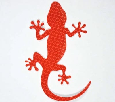Auto Reflecterende Sticker , Waarschuwing Tape, Reflecterende Strips, Veiligheid Mark, krokodil - rood