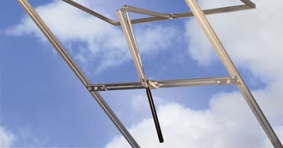 THERMOVENT Automatische Raamopener - Serreventilatie - Hitteschade Bescherming - Roestvrij Staal - 17°C - Eenvoudig te Monteren