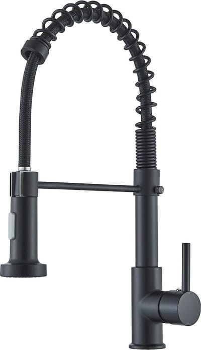 JGS ® Zwarte Keukenkraan met Uittrekbare Douche en 360° Draaibare Tuit voor Optimaal Gebruiksgemak
