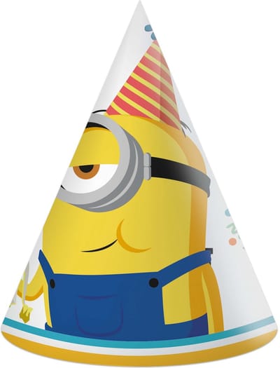 Vegaoo - 6 Minions feesthoedjes