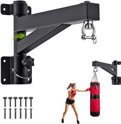 Cosensi - Punching Bag Hanger - Muay Thai Bag - 360 Rotatie - 17 Inch - Heavy Duty Bag Hanger - 800Lbs Capaciteit - Geschikt voor Thuisgym