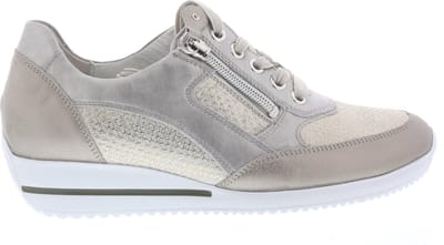 Dames Veterschoenen Waldlaufer Himona Stein Taupe Platina - Maat 5