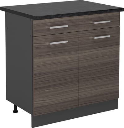 Vicco R-Line Keukenonderkast – 80 cm, WB Antraciet Edel grijs
