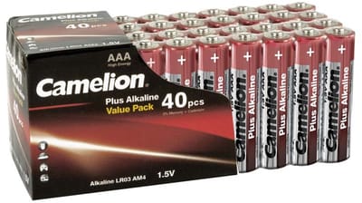Camelion Plus Alkaline AAA Value Pack 40 Stuks