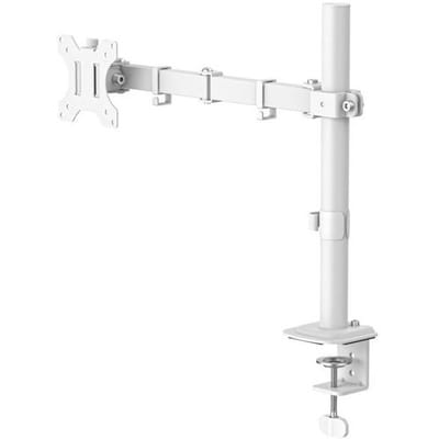 Hama Tafelbeugel voor monitor Aantal monteerbare displays: 1 Display(s) 88,9 cm (35) Wit Kantelbaar, In hoogte verstelbaar, Roteerbaar, Zwenkbaar