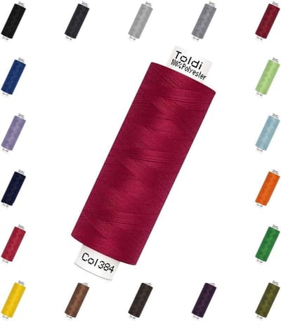 Universeel Allesnaaier Naaigaren 500m Donkerrood - Sterk Polyester Garen voor Naaimachine & Overlock