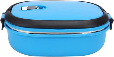 Lunchbox RVS - Voedselcontainer - Picknick Outdoor - Draagbaar Ontwerp - 900ml Capaciteit - Blauw