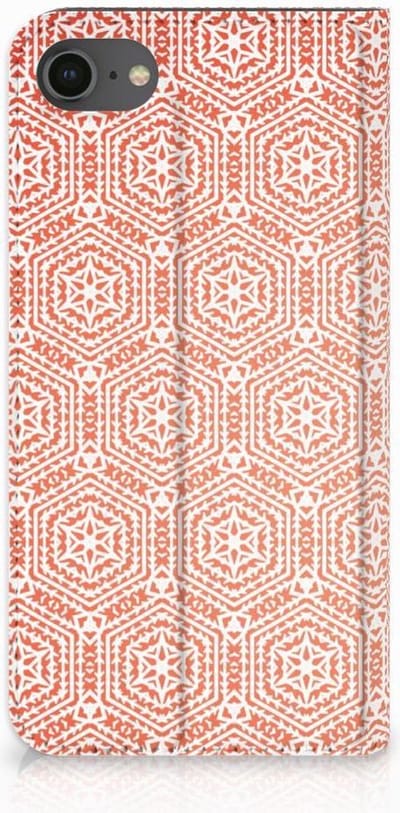 iPhone 7 | 8 | SE (2020) | SE (2022) Hoesje met Magneet Pattern Orange
