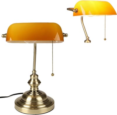 DailySupplies® Bankierslamp - Bureaulamp - Notarislamp Authentiek - Daglichtlamp