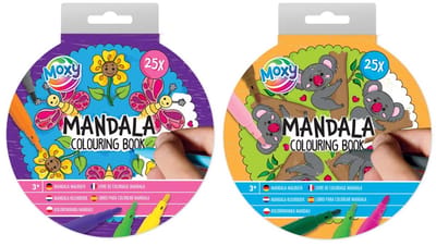 Mini Mandala Kleurboek voor Volwassenen en Kinderen Voordeelbundel - 50 Kleurplaten - 2 Kleurboeken