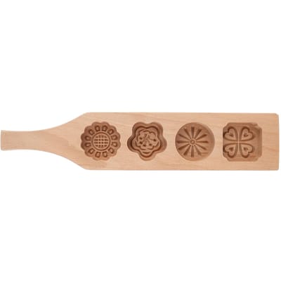 Maan Cake Vorm Hout Gebaksvorm Maken Mungbonencake IJshuid Bakgereedschap Type 2