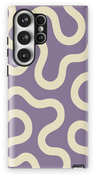DripCase Motion Flow Tough Hoesje Samsung Galaxy S23 Ultra | Backcover met Mag | Trendy Design | Valbescherming | Pastel Path