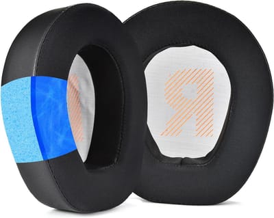 Oorkussens - Vervangende hoezen - Hoofdtelefoon comfort - Koelgel technologie - 17.8 x 12.7 cm - Zwart