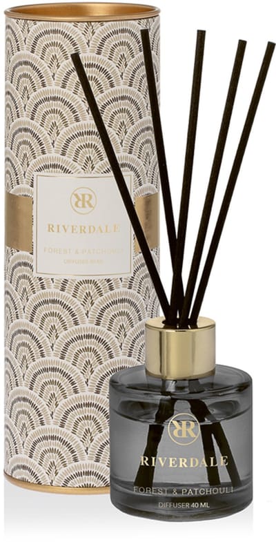 Riverdale - Geurstokjes - Forest & Patchouli - 40 ml - Multicolour - Subtiele geurverspreiding