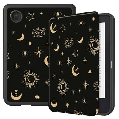 imoshion Design Slim Soft Case Sleepcover voor de Kobo Clara 2E / Tolino Shine 4 - Stars Sky