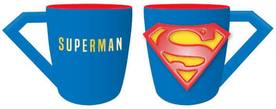 DC Comics - Superman Logo - 3D Mok - Rood en Blauw - 300ml