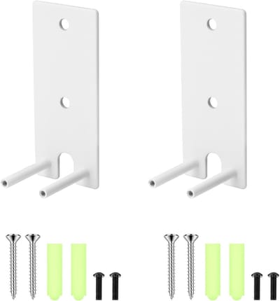 Wandbeugel voor OmniJewel Lifestyle 650 en Surround Speakers 700 - Vervangende Houder in Wit (2 Stuks) voor Thuisbioscoop en Geluidssysteem
