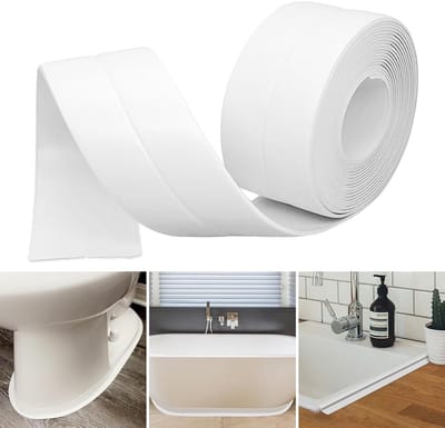 Zachte Zelfklevende PVC Plinten 35 mm x 3 m voor Keuken en Badkamer, Waterdicht en Duurzaam