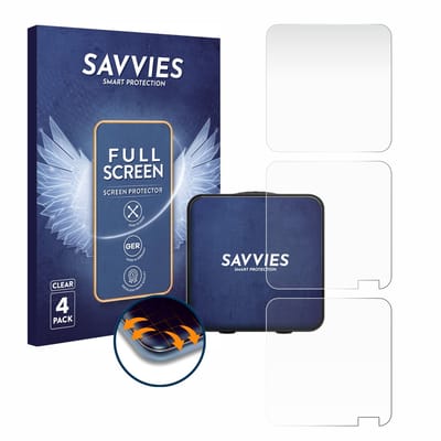 Savvies - Screenprotector voor Rode Wireless Pro - Folie Beschermfolie transparant volledig dekking 4 Stuks