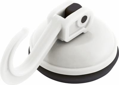 Eurotrail Zuignap met haak - tot 2kg - 2 stuks - Wit