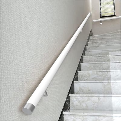 Houten Trapleuning - Grijpstang Steun - Veilig Traplopen - Glad Afgewerkt Grenenhout - 120 cm - Niet gespecificeerd