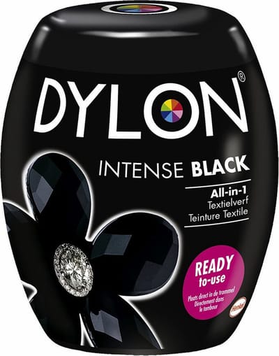 2x Dylon Textielverf Intense Black 350 gr