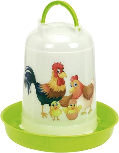 Gevogelte voederautomaat - Voerdispenser - Pluimvee voeren - Duurzaam kunststof - 5 Liter capaciteit - groen