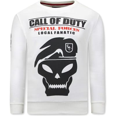 Heren Sweater met Print - Call Of Duty - Beige