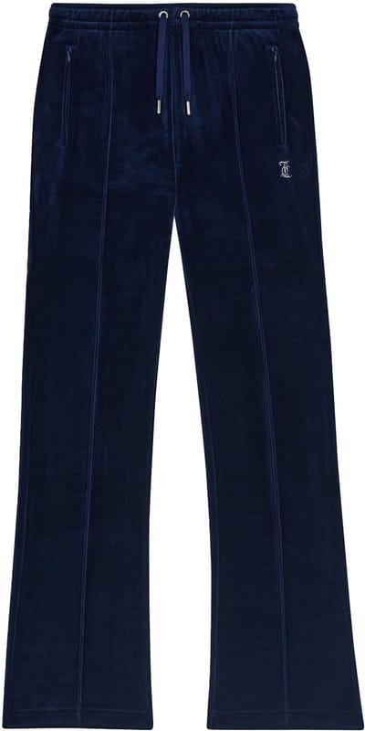 Juicy Couture Juicy Couture Tina Velour Track Pant With Diamante Branding - Maat XL