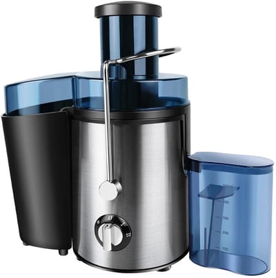 Sensova Blender 1000W - Draagbare Juicer & Smoothie Maker - 500ml Sapcentrifuge voor Groenten en Fruit - 2 Snelheden - Snelle 3s Extractie - Ideaal voor Smoothies & Babyvoeding