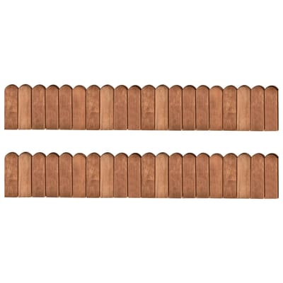 vidaXL - Gazonranden - 2 - st - 120 - cm - geïmpregneerd - grenenhout