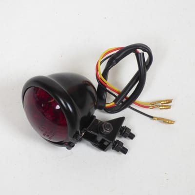 zwart led 12v rood ei goedgekeurd achterlicht voor vintage café racer bobber motorfiets nieuw